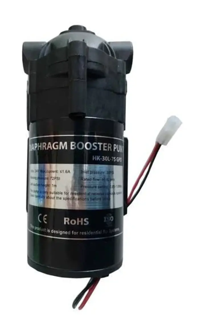 E-Water Su Arıtma Cihazı Pompası 75 - 100 Gpd Cihazlar Için Su Arıtma Motoru