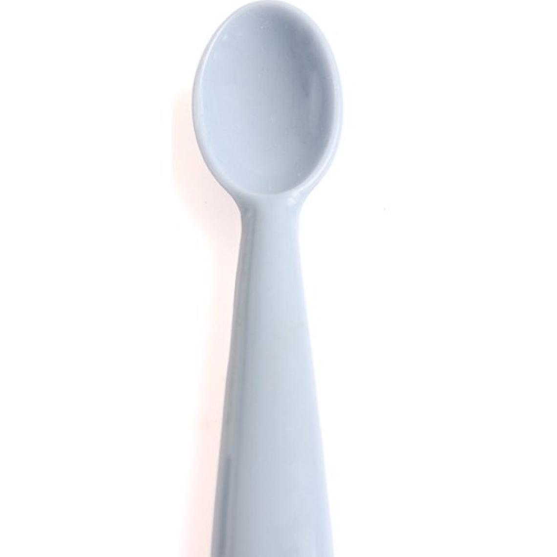 Baby Plus Silikon Mama Kaşığı Buz Mavisi