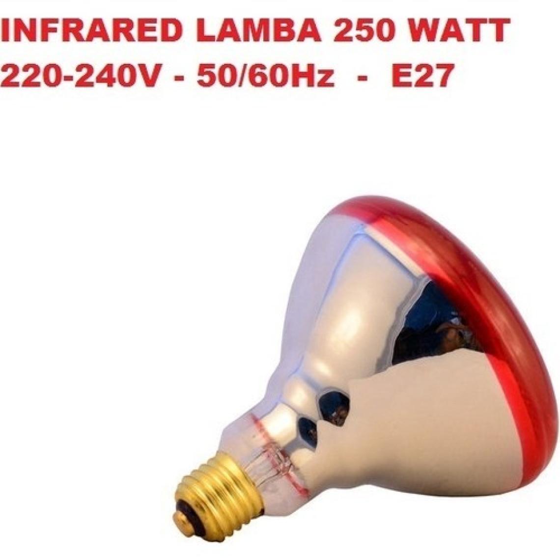 Infrared Isıtıcı Lamba 250 Watt