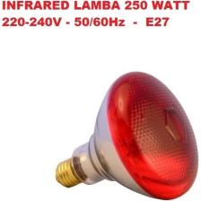 Infrared Isıtıcı Lamba 250 Watt