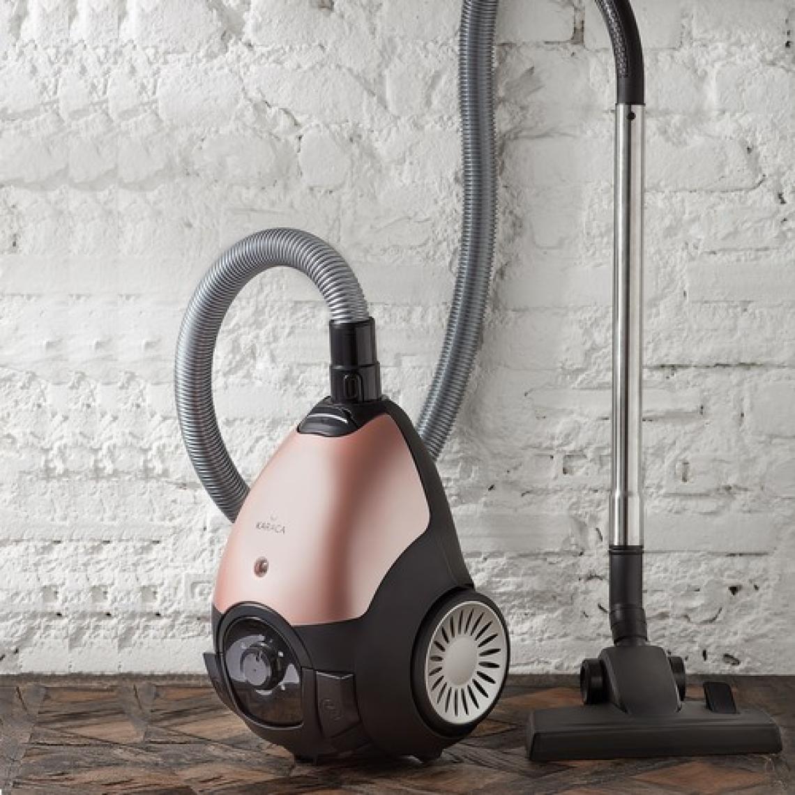 Karaca 750 W Rose Gold Toz Torbalı Süpürge