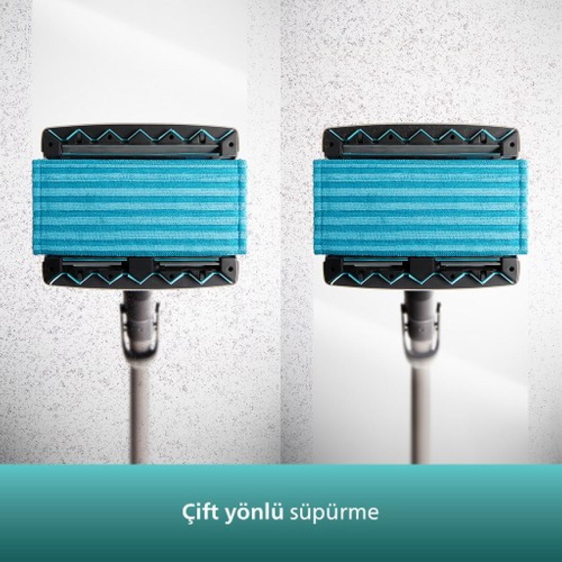 Philips XC8349/01 Aqua Plus 25.2 V Dikey Şarjlı Süpürge