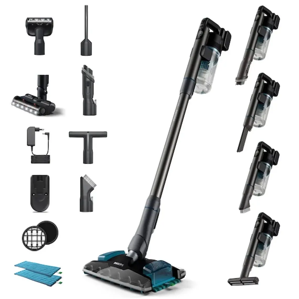 Philips XC8057/01 Aqua Plus  25.2 V Dikey Şarjlı Süpürge