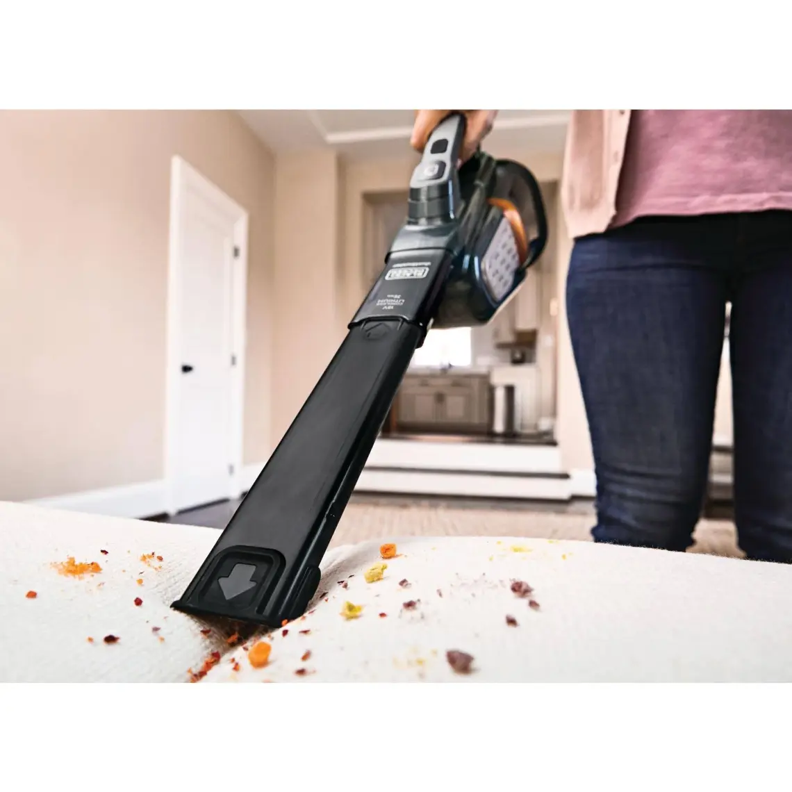 Black & Decker BHHV520JF-QW 18V Şarjlı Jack Girişli El Süpürgesi