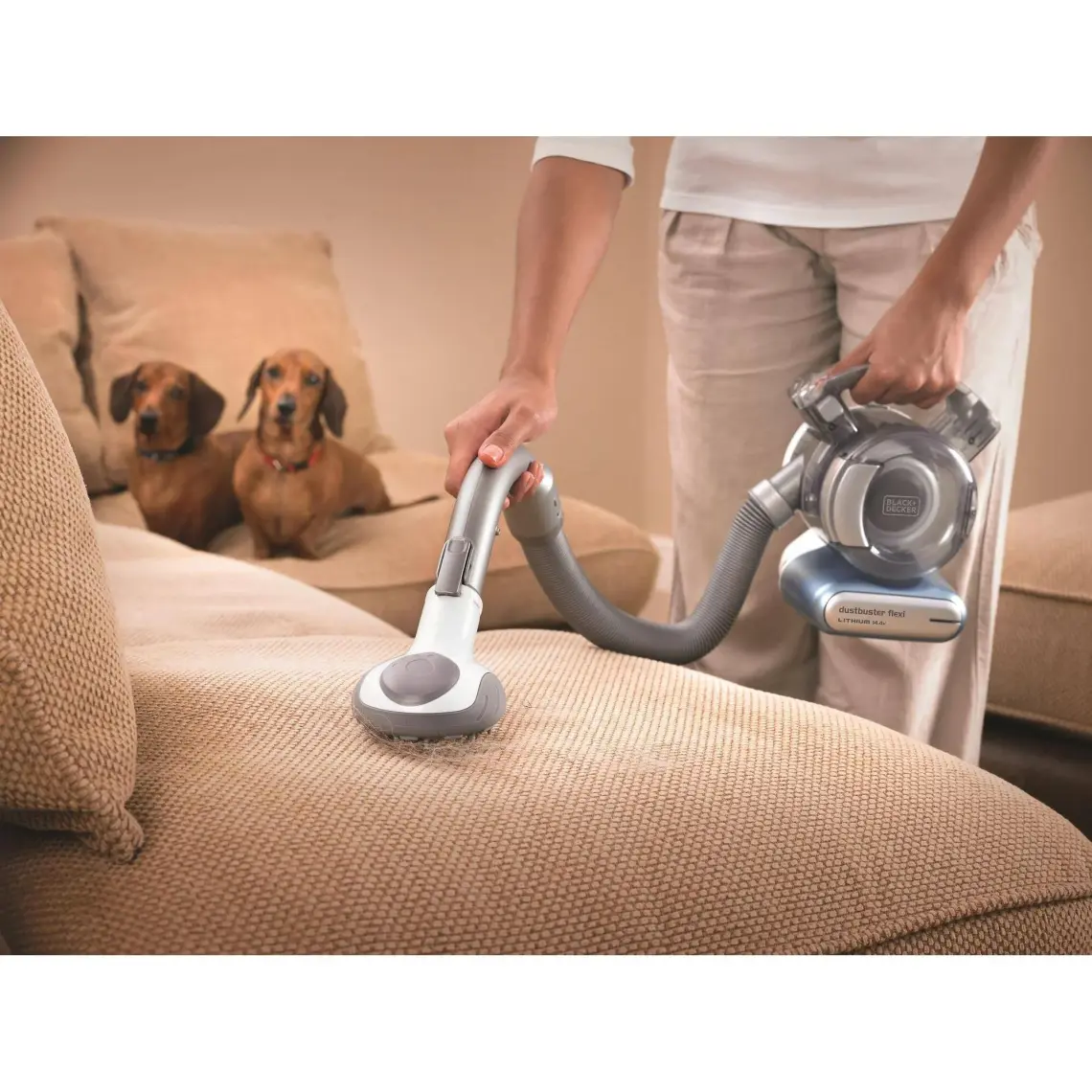 Black & Decker PD1420LP 14.4V/20Watt Li-ion Flexi Esnek Hortum Siklonik Sistem Şarjlı Süpürge
