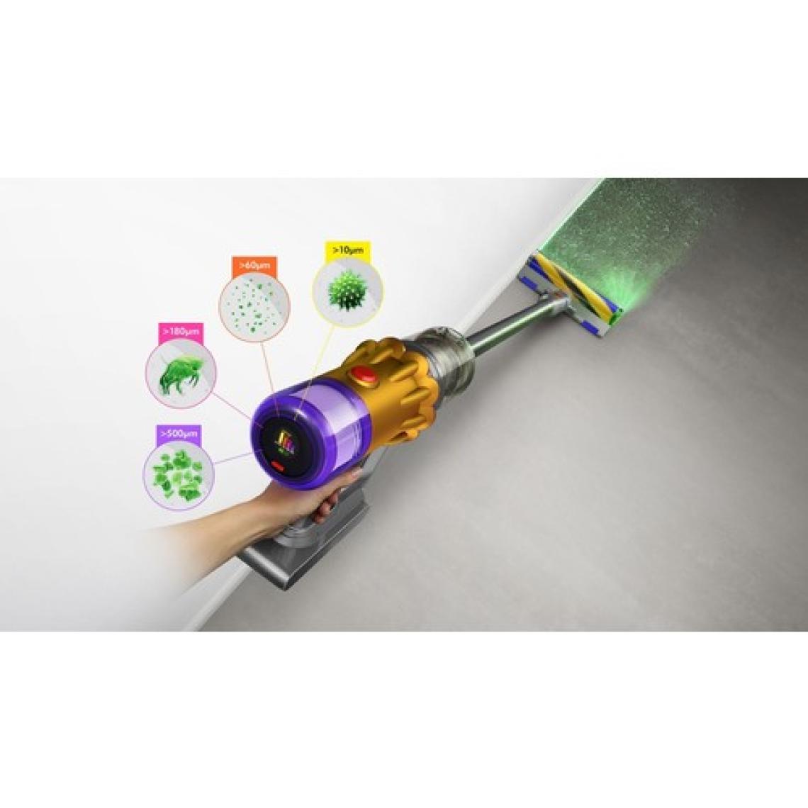 Dyson V12 Detect Slim Absolute Dikey Şarjlı Süpürge