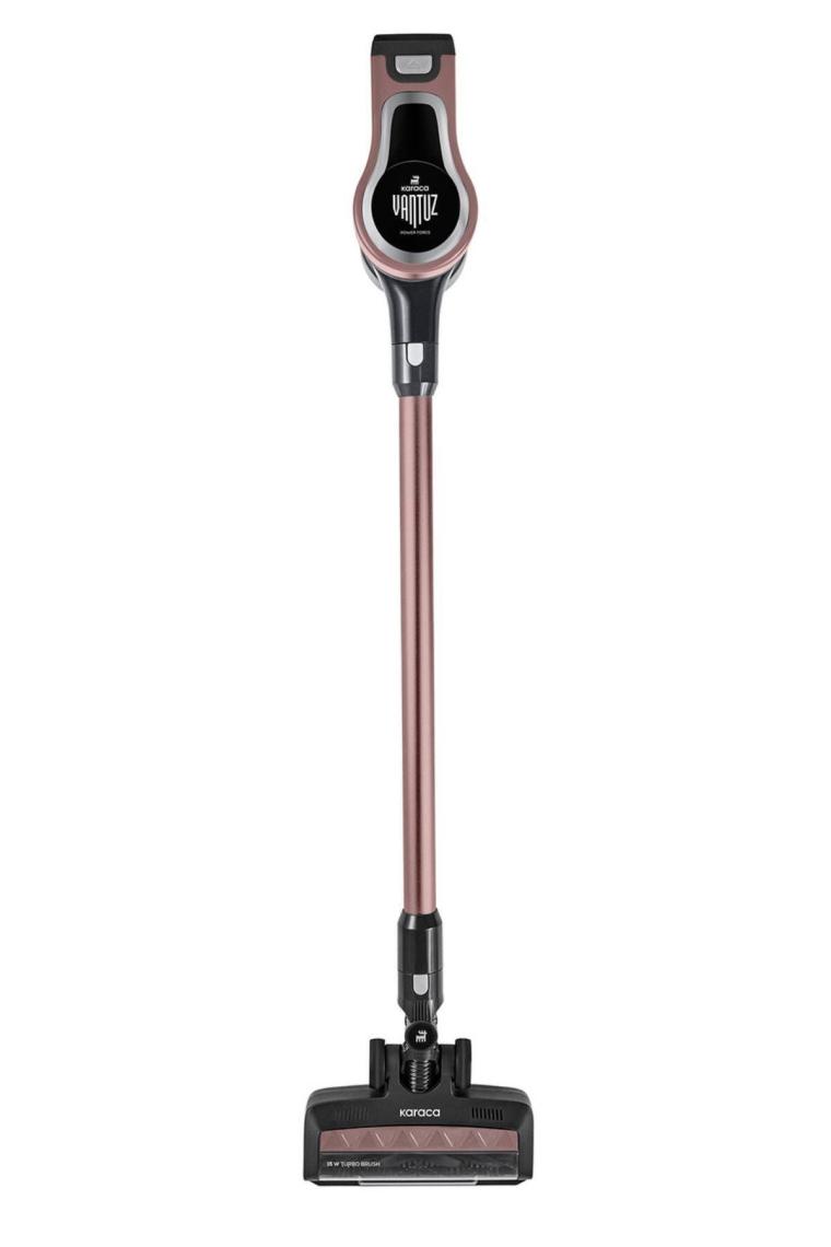 Karaca Vantuz Power Force Max 2 In 1 Şarj Edilebilir Dik Süpürge Rosegold