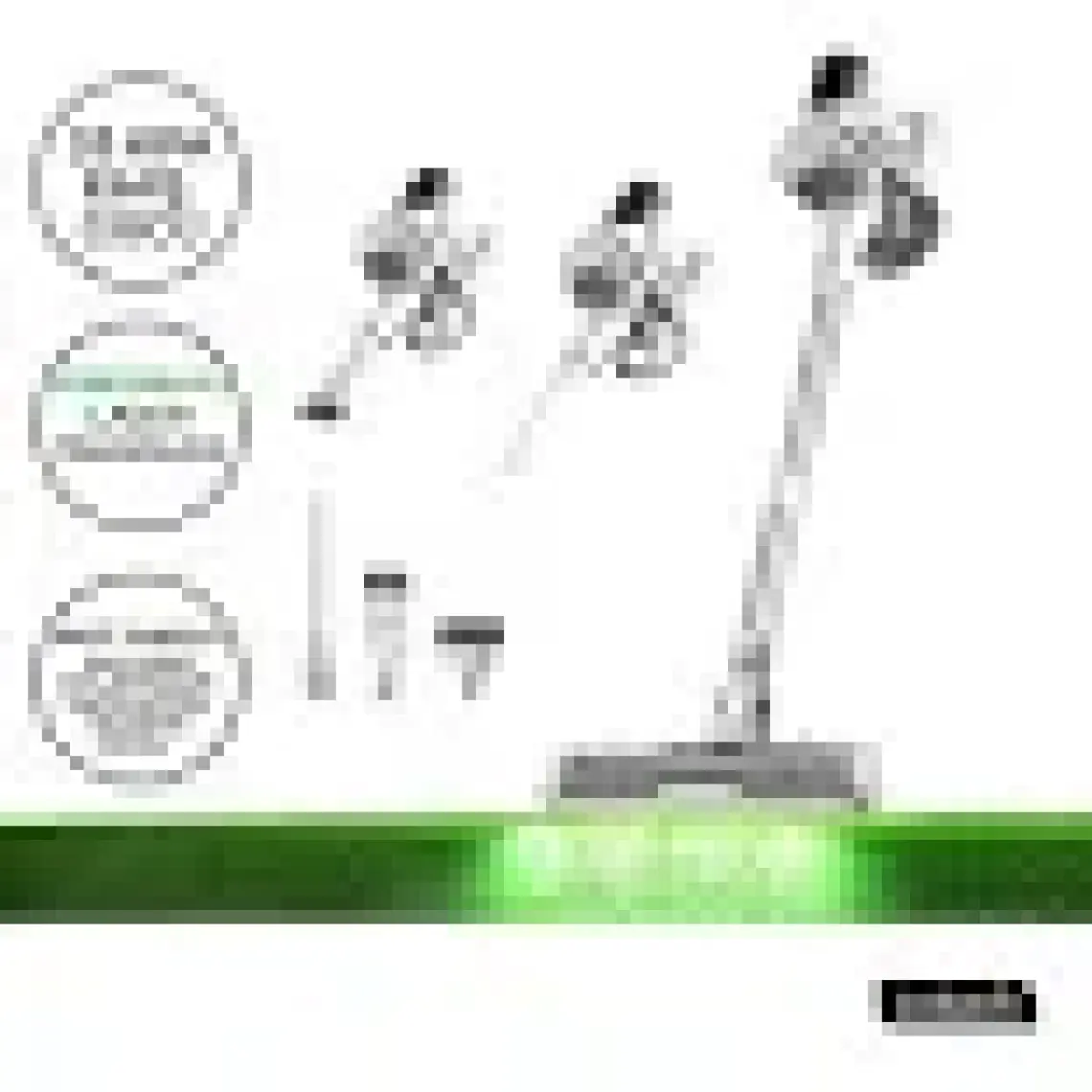 Icotech F30 Max 33KPA Greeneye Lazer Teknoloji Şarjlı Dikey Süpürge