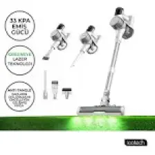 Icotech F30 Max 33KPA Greeneye Lazer Teknoloji Şarjlı Dikey Süpürge
