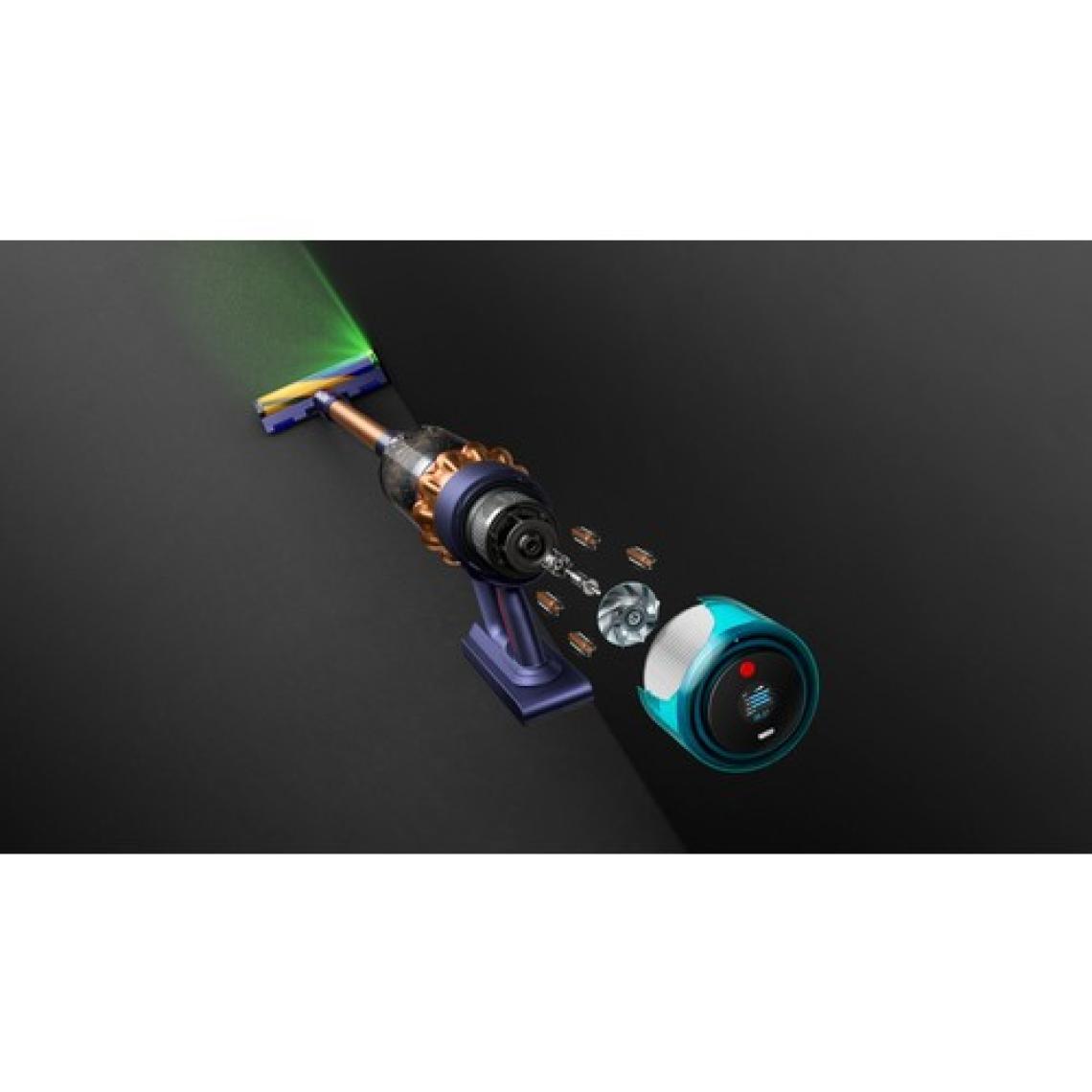 Dyson Gen5detect Prusya Mavisi/Bakır Dikey Şarjlı Süpürge