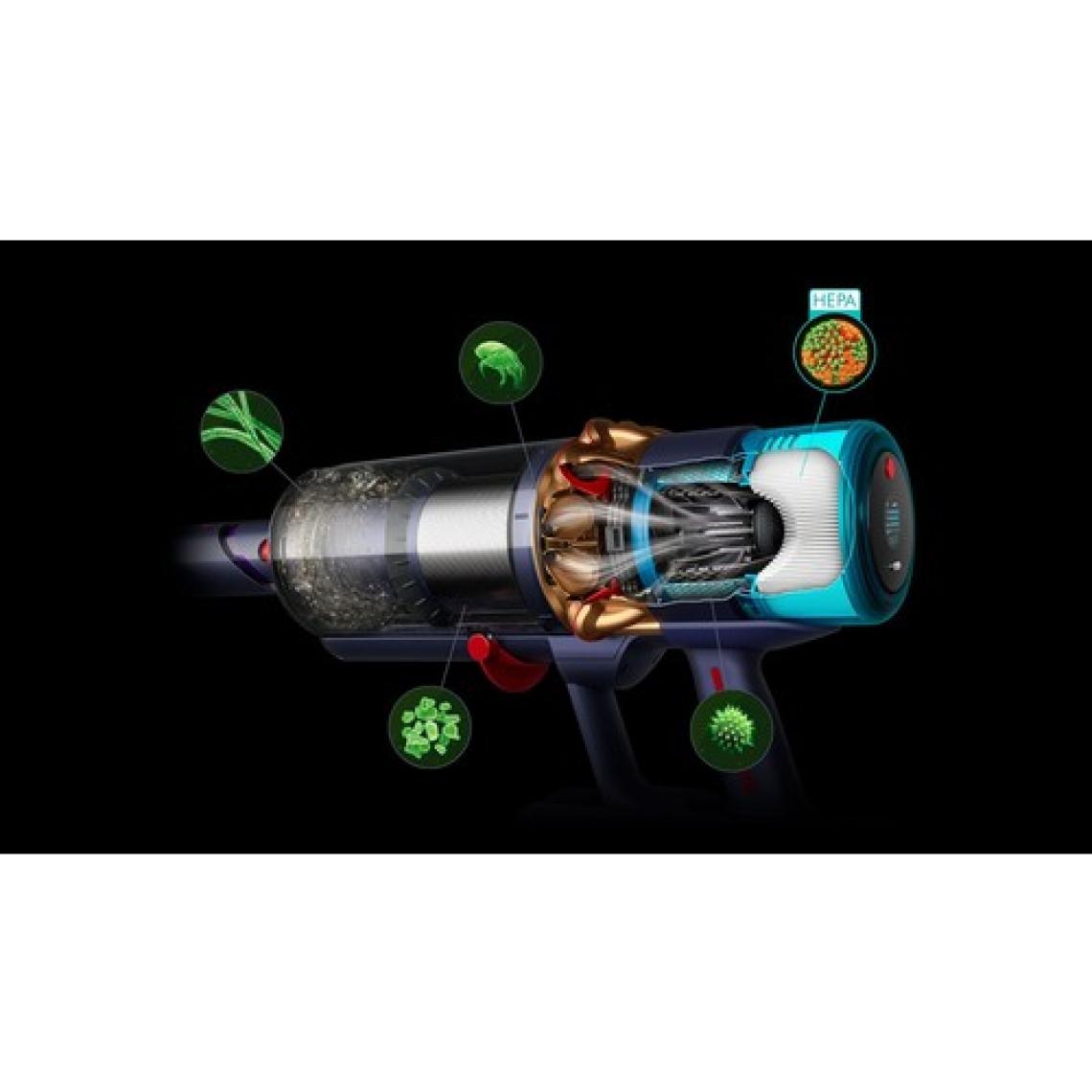 Dyson Gen5detect Prusya Mavisi/Bakır Dikey Şarjlı Süpürge