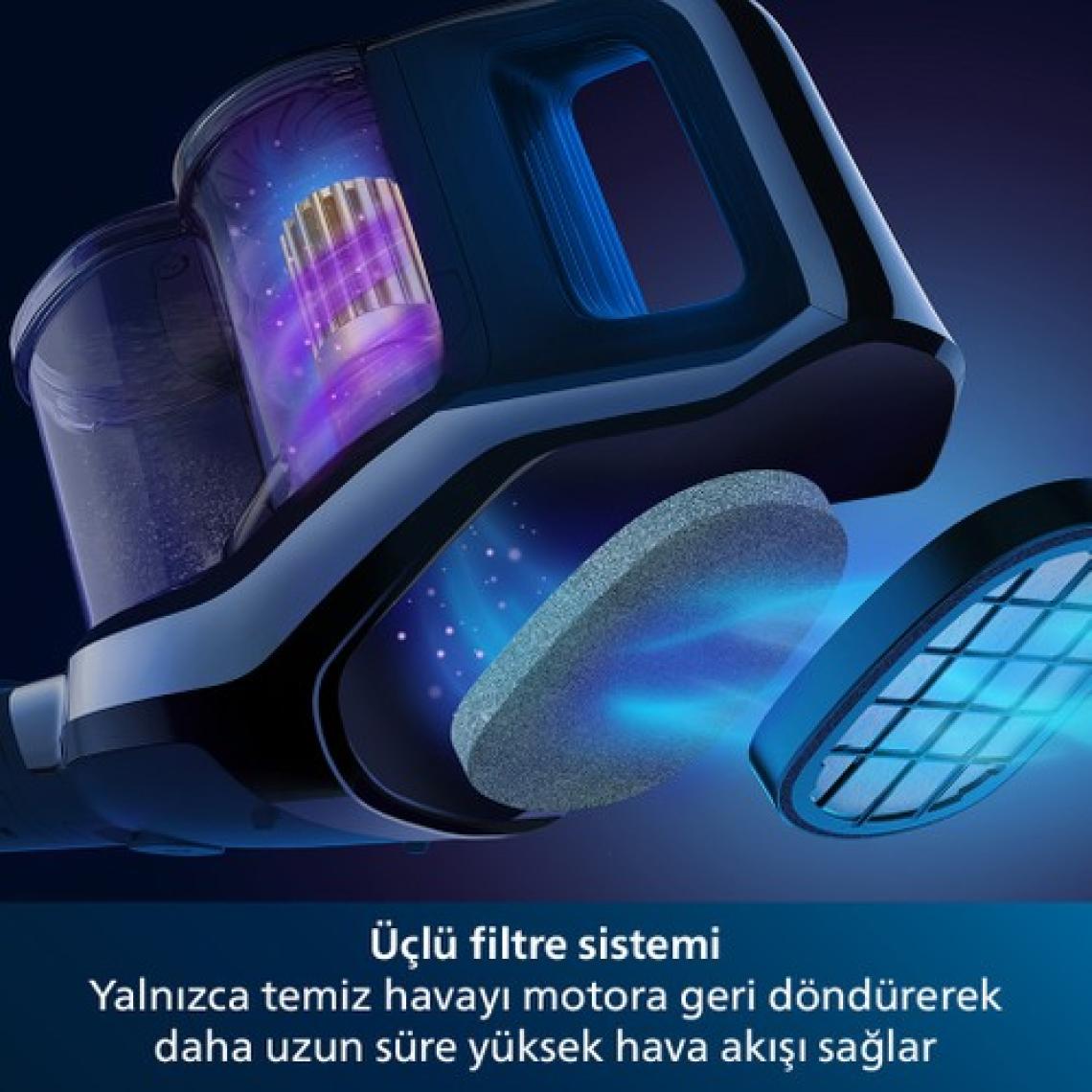 Philips XC7040/01 SpeedPro Max 25.2 V Dikey Şarjlı Süpürge