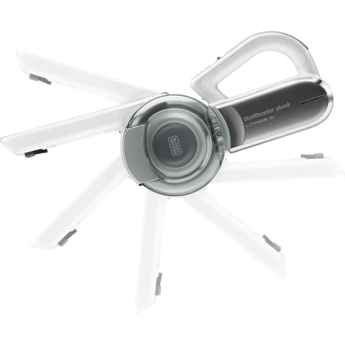Black & Decker PV1820L 18V/27Watt Li-ion Döner Kafa Siklonik Sistem Şarjlı Süpürge