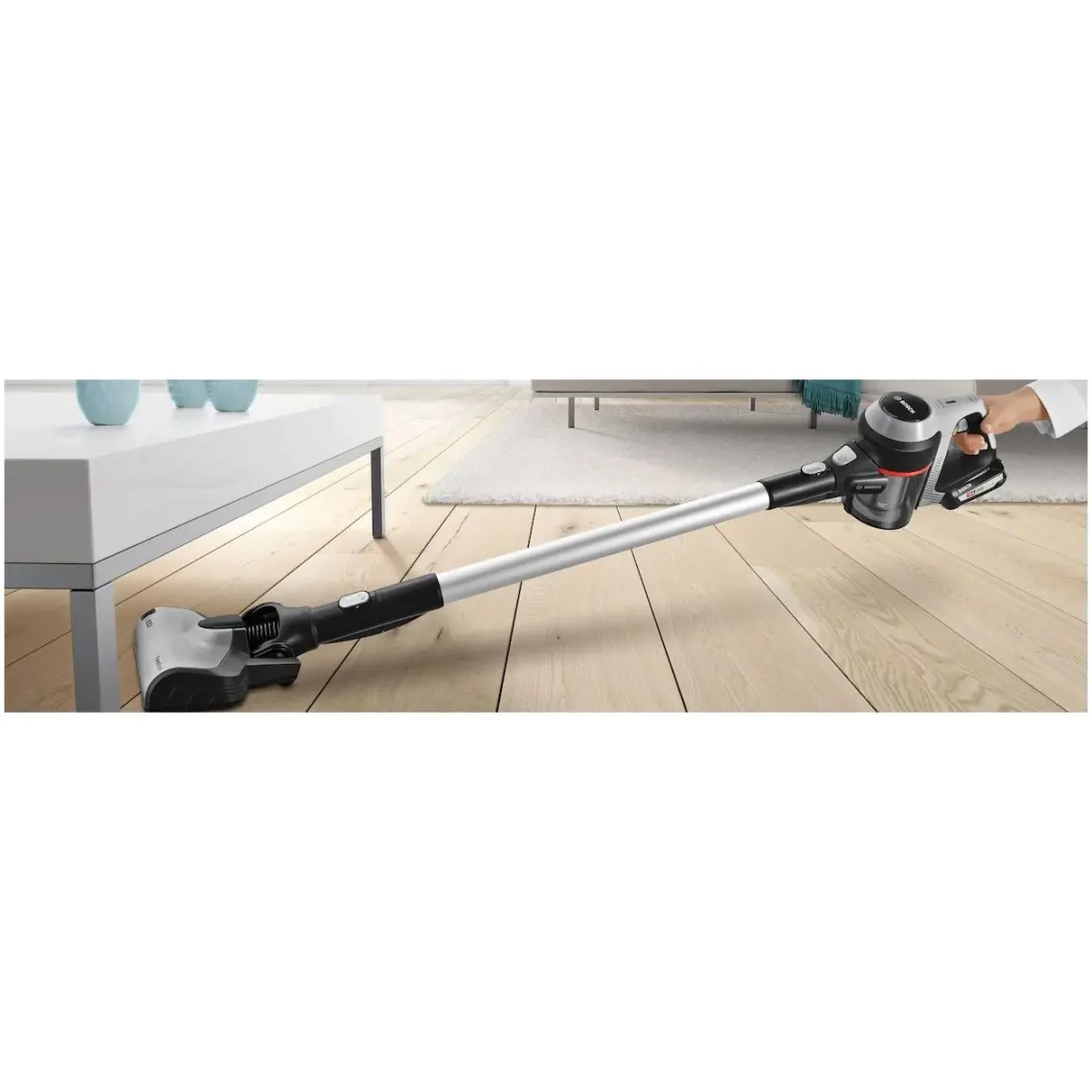 Bosch BCS612KA2 100 W Dikey Şarjlı Kablosuz Süpürge – Kompakt Tasarım, Hijyenik Filtre ve 2 Batarya ile Uzun Süreli Kullanım