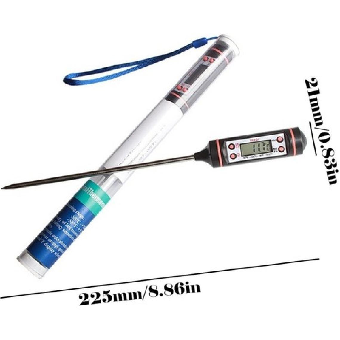 Teknoartshop TP101 Gıda Termometresi - Elektronik Sıvı Sıcaklık Kalemi