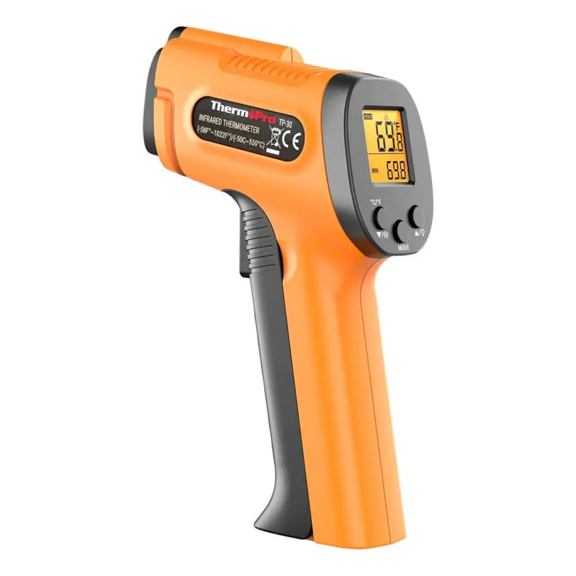 ThermoPro TP30 Endüstriyel Kızılötesi Katı-Sıvı Sıcaklık Ölçer