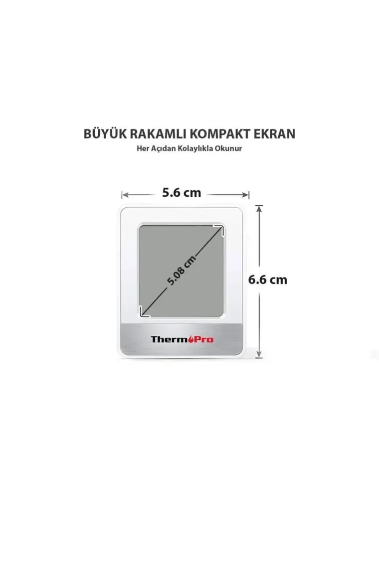 ThermoPro TP49W Mini İç Mekan Dijital Sıcaklık ve Nem Ölçer Termometre