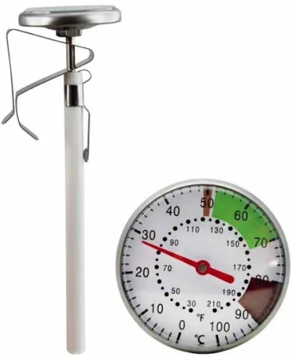 Kahveciniz Analog Termometre Mekanik Kahve Espresso Latte Maker