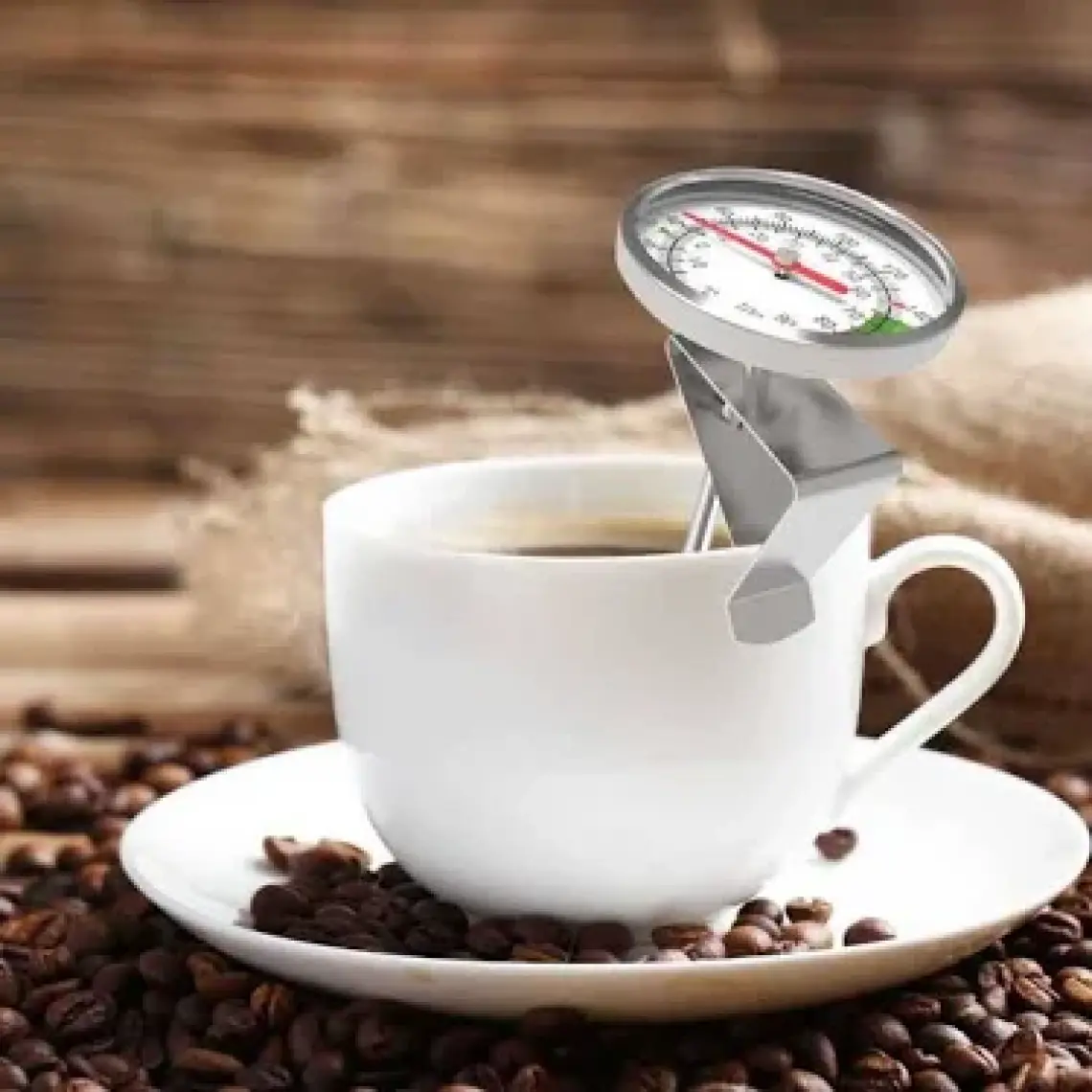 Kahveciniz Analog Termometre Mekanik Kahve Espresso Latte Maker