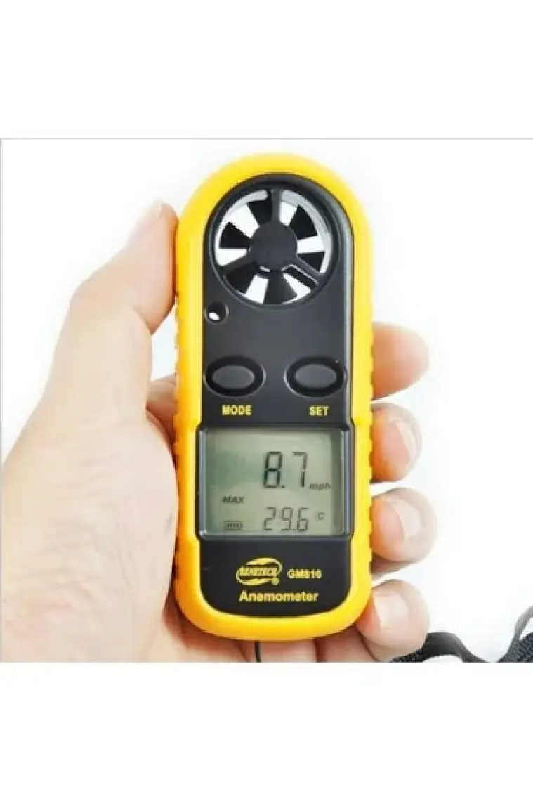 BENETECH Anemometre Termometreli Hava Akım Ölçer