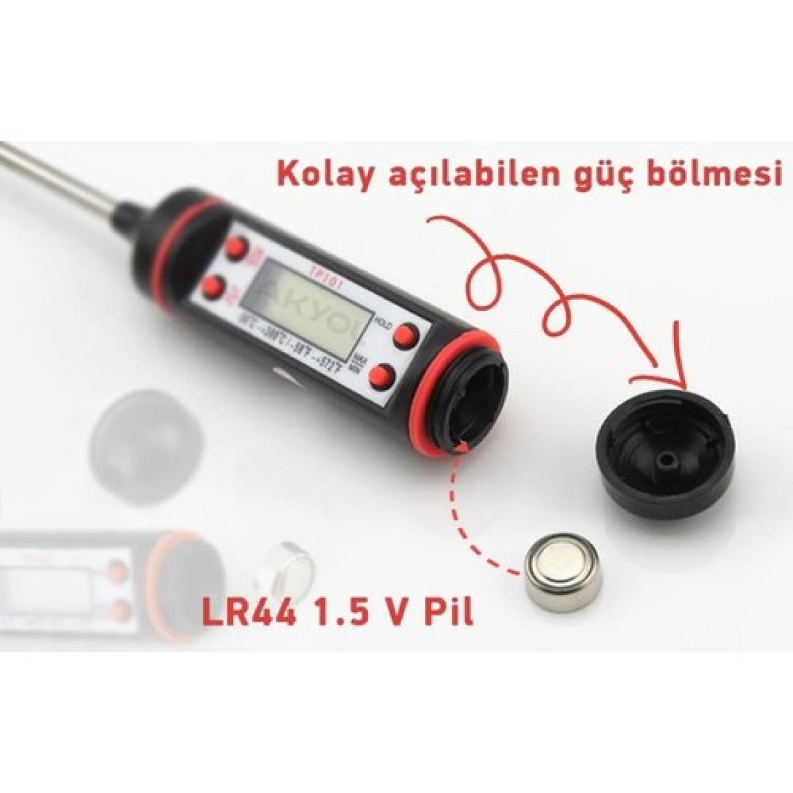 Gesi TP101 Sıvı Termometresi Daldırma 15 cm