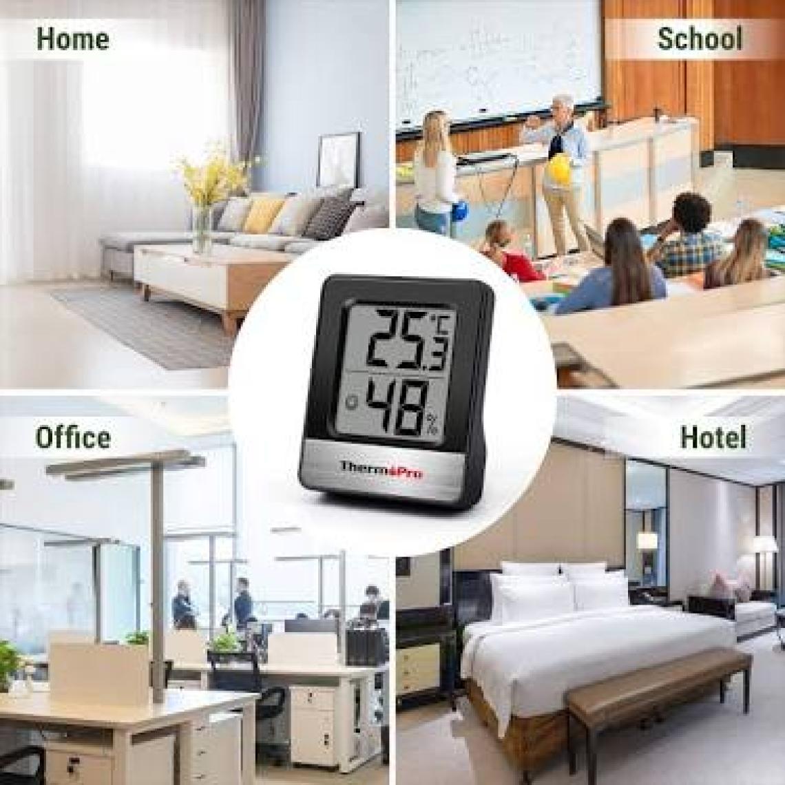 Thermopro TP49B Mini Iç Mekan Dijital Sıcaklık ve Nem Ölçer Termometre