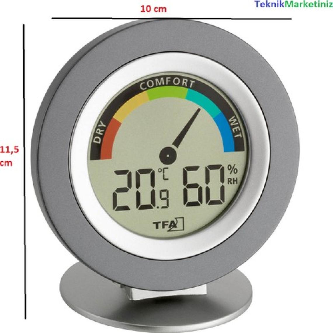 Tfa Dostmann Cosy Dijital Oda, Ortam Sıcaklık ve Nem Ölçer, Termometre-Higrometre TM832.1015.10