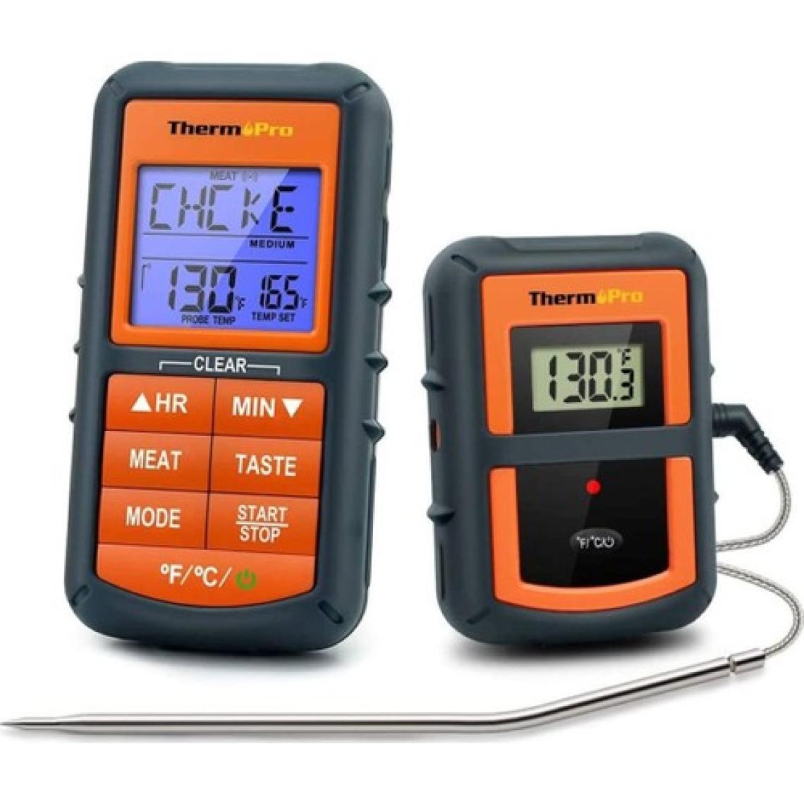 Thermo Pro Thermopro TP-07S Kablosuz Saplamalı Gıda Barbekü Termometresi