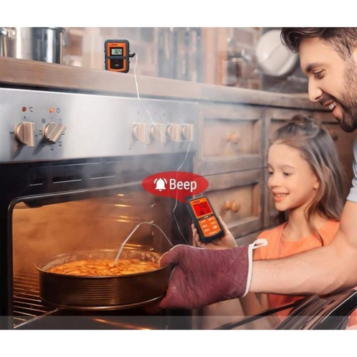 Thermo Pro Thermopro TP-07S Kablosuz Saplamalı Gıda Barbekü Termometresi