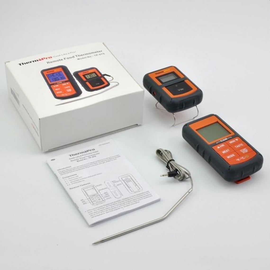 Thermo Pro Thermopro TP-07S Kablosuz Saplamalı Gıda Barbekü Termometresi