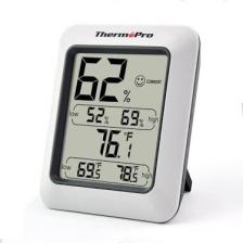 ThermoPro TP50 Termometre İç Mekan Dijital Sıcaklık ve Nem Ölçer - 2 Adet