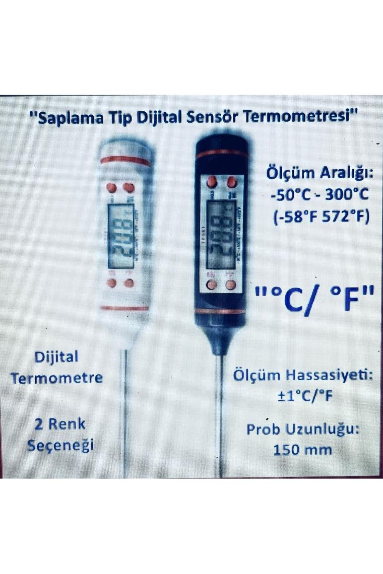 Kastore Dijital Gıda Termometresi Sıvı Gıda Et Su Süt Mama Sıcaklık Ölçer - Özel Kutulu