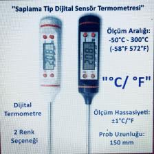 Kastore Dijital Gıda Termometresi Sıvı Gıda Et Su Süt Mama Sıcaklık Ölçer - Özel Kutulu