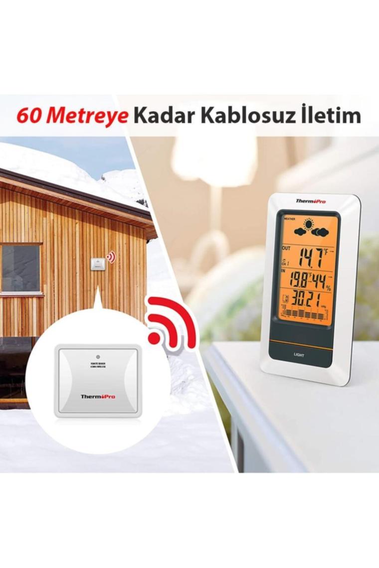 Tp67a Wifi Iç Ve Dış Mekan Dijital Isı,nem,basınç Ölçen Hava Tahmin Istasyonu