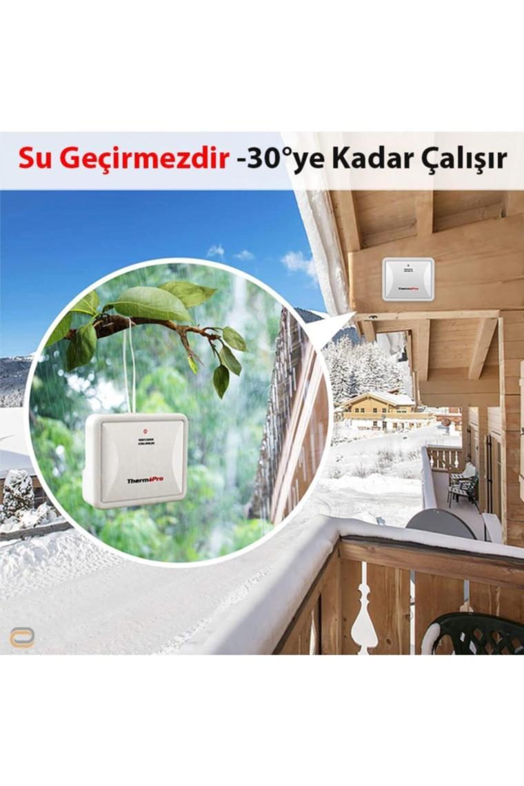 Tp67a Wifi Iç Ve Dış Mekan Dijital Isı,nem,basınç Ölçen Hava Tahmin Istasyonu