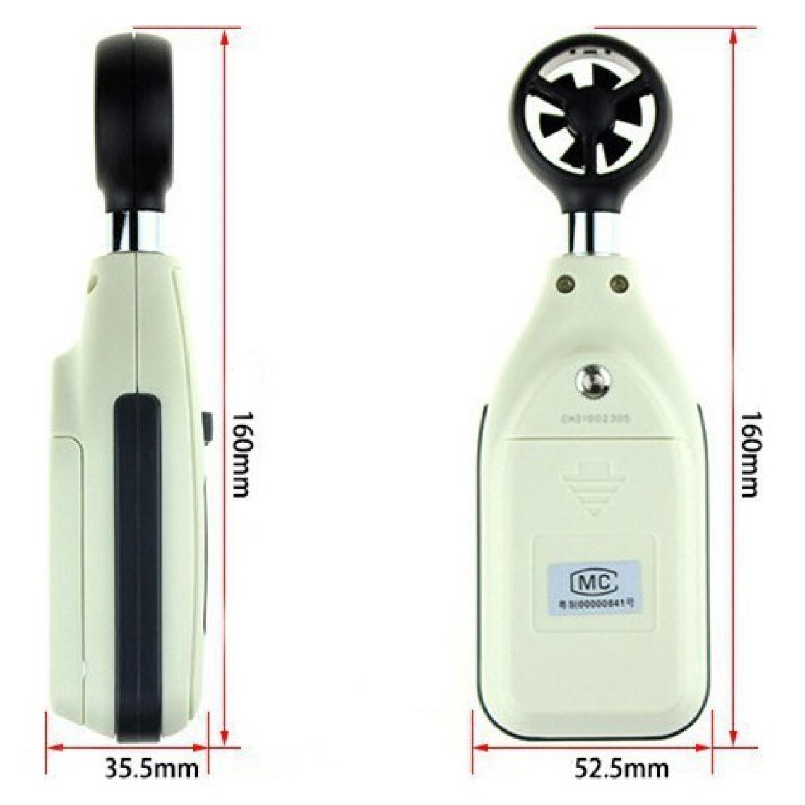 Benetech Anemometre Termometreli Hava Akım Ölçer Thr186