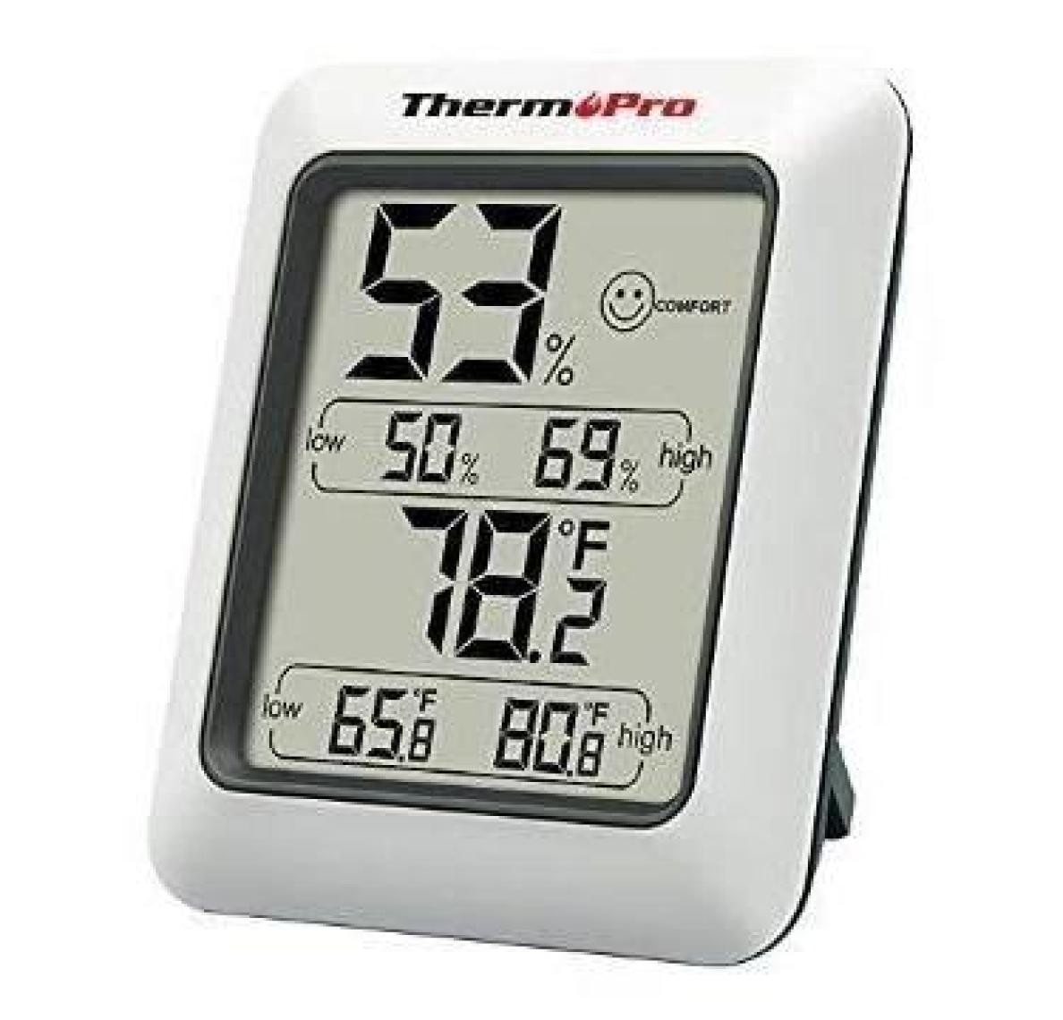ThermoPro TP50 Termometre İç Mekan Dijital Sıcaklık ve Nem Ölçer - 3 Adet