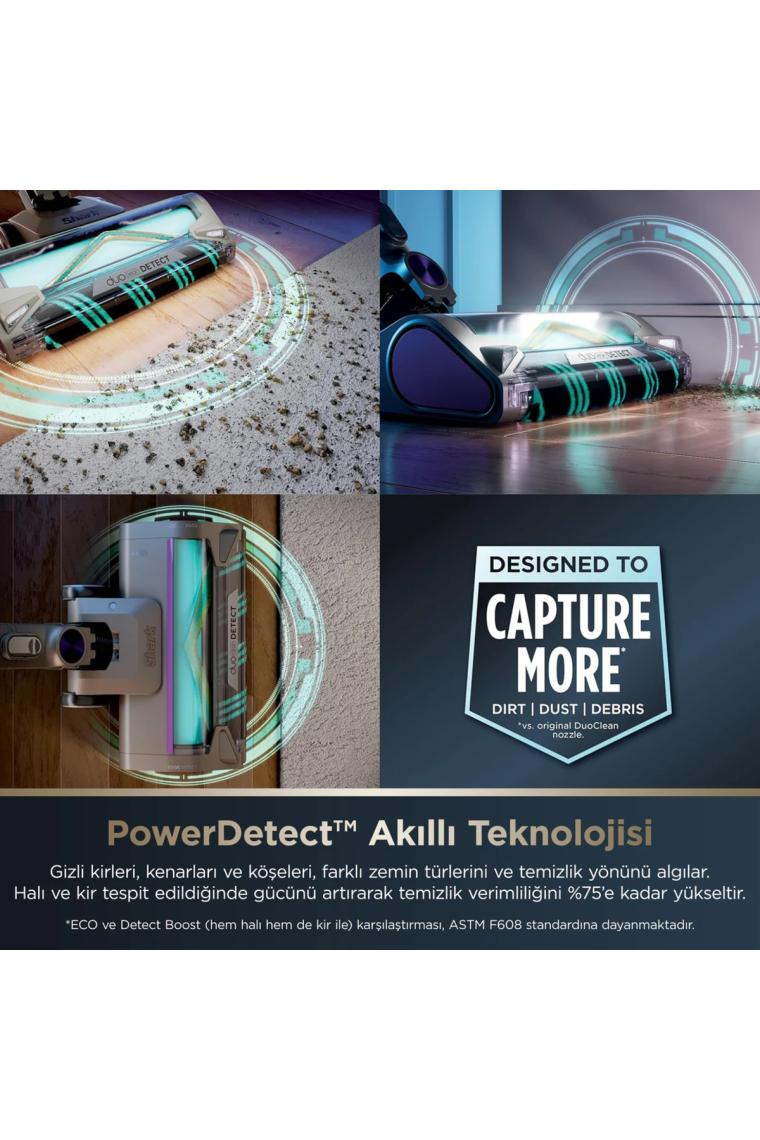 Shark Powerdetect Clean&empty Pet Başlıklı Şarjlı Dikey Süpürge