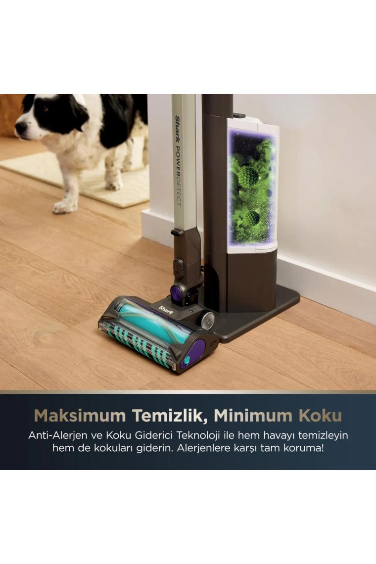 Shark Powerdetect Clean&empty Pet Başlıklı Şarjlı Dikey Süpürge
