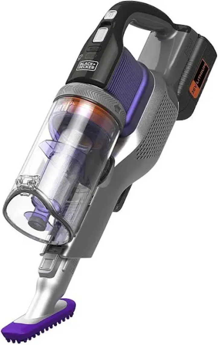 Black & Decker Süpürge Dik BHFEV362DP-QW Mor