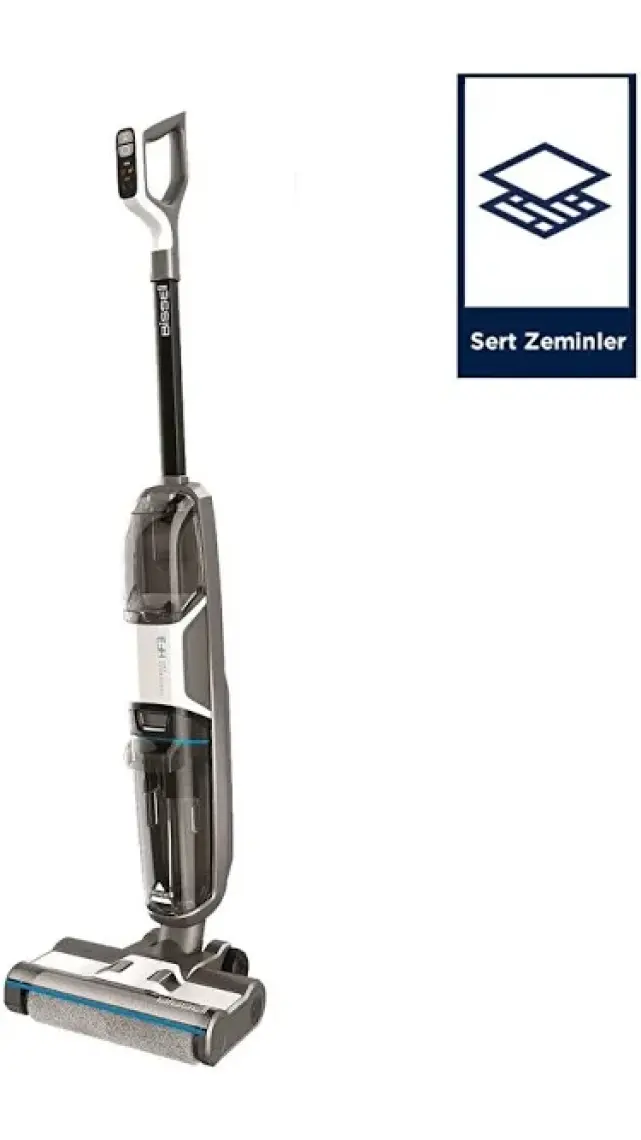 Bissell 3641N Crosswave Hf3 Cordless Pro Yüksek Vakumlu Kablosuz Sert Zemin Süpürme ve Silme Makinesi