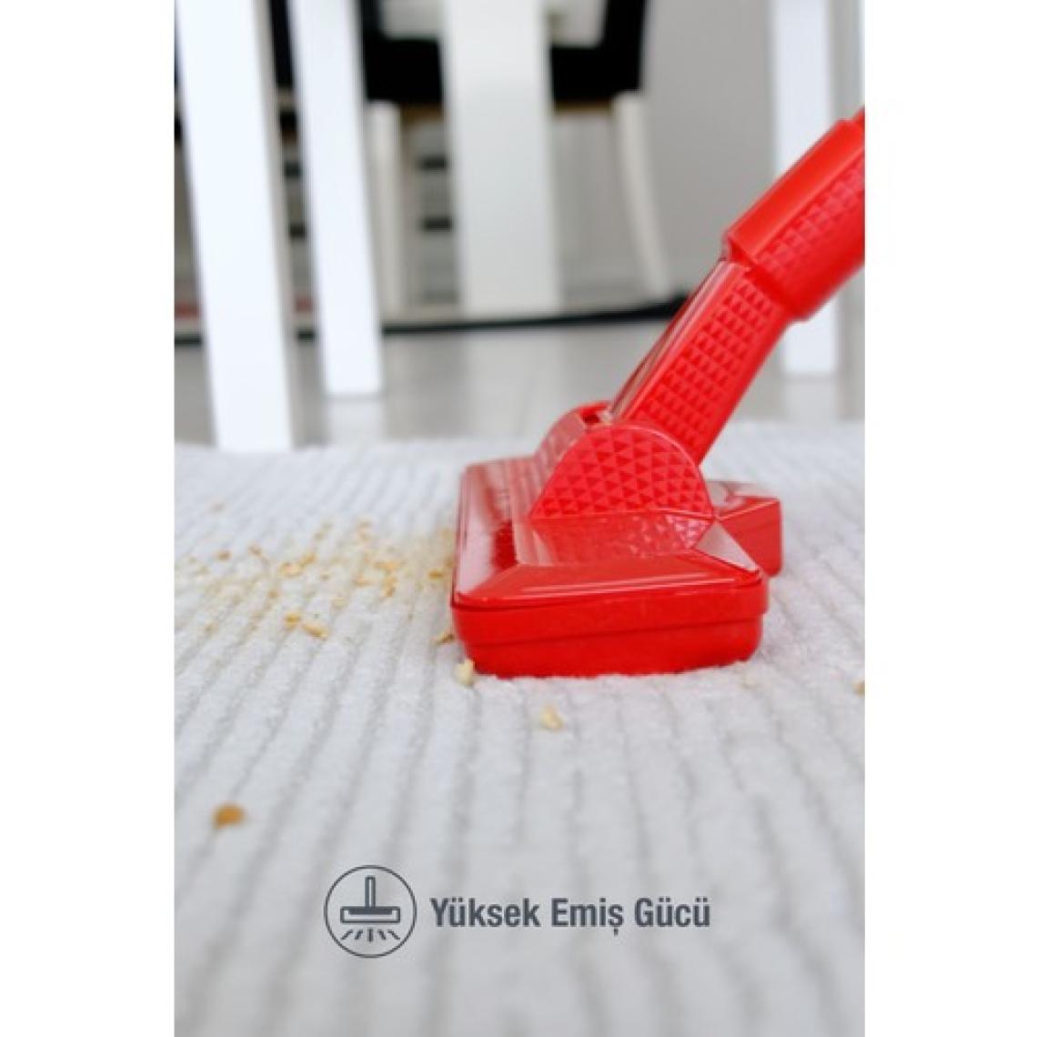 Fantom Pratik P 1200 Dik Süpürge - Kırmızı