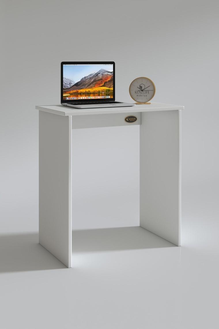 Suntalam bilgisayar çalışma masası çambudivip 075*070*40 byz ofis sekreter laptop Modern Beyaz 40 c