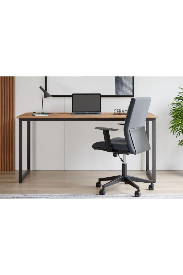 Çalışma Masası Bilgisayar Masası Ofis Masası - Atlantik Çam 60 X 140 Cm