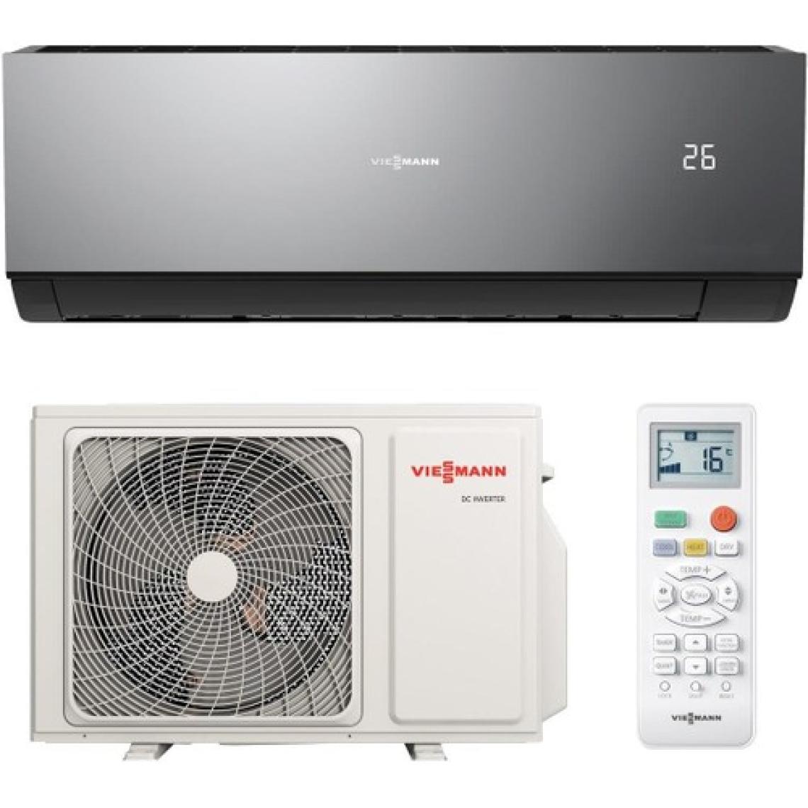 Viessmann Vitoclima 200-S/HE Trend Black SWAA200MHA035 A++ 12000 BTU Inverter Duvar Tipi Klima