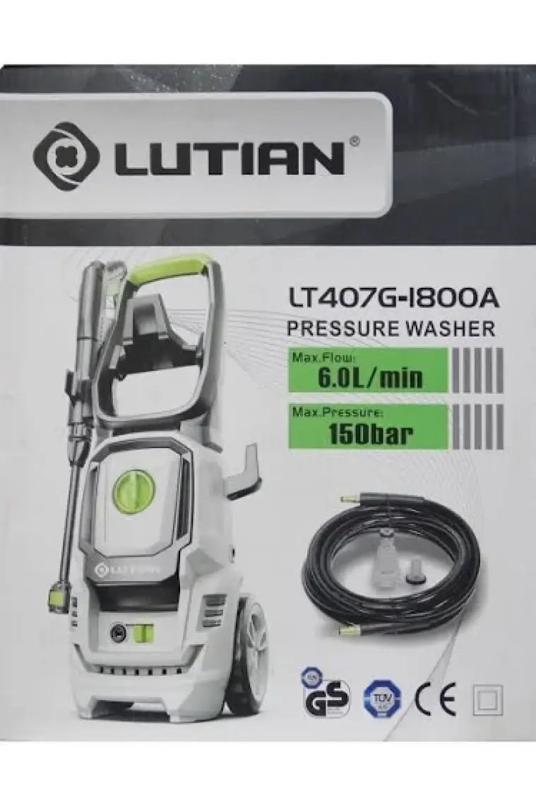 Lutian LT407G-1800A 150 Bar Indiksiyon Motorlu Oto Yıkama Makinası