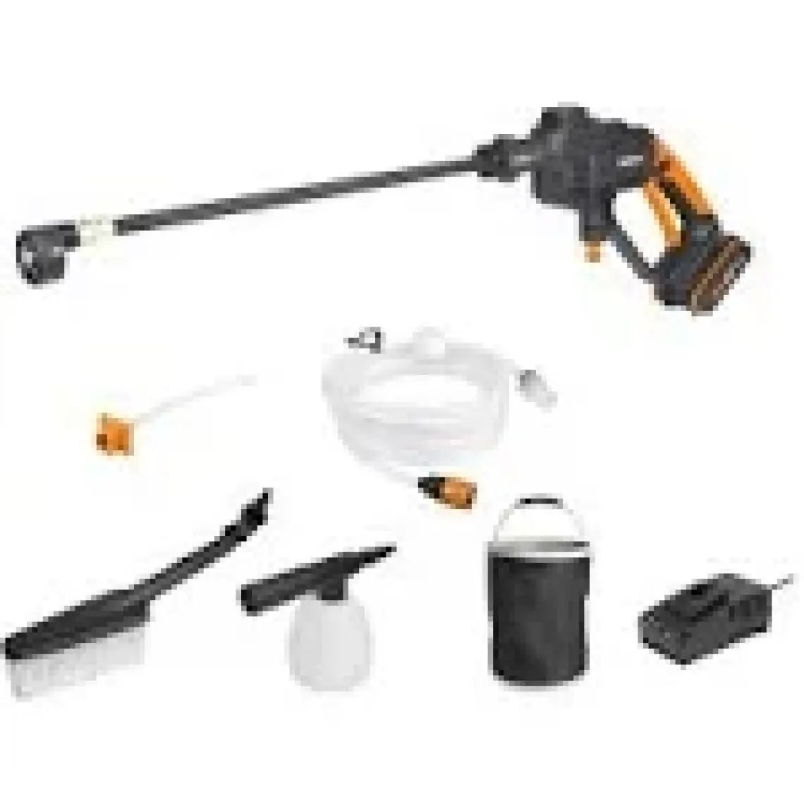 Worx WG620E.2 20VOLT 2.0AH. Li-Ion 24 Bar Basınçlı Yıkama Tabancası + 4 Parça Yıkama Seti