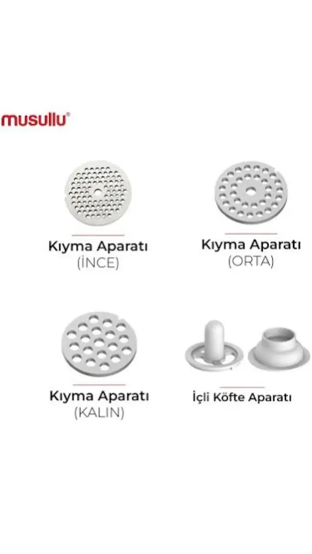 Musullu 1800W Et Kıyma Makinası