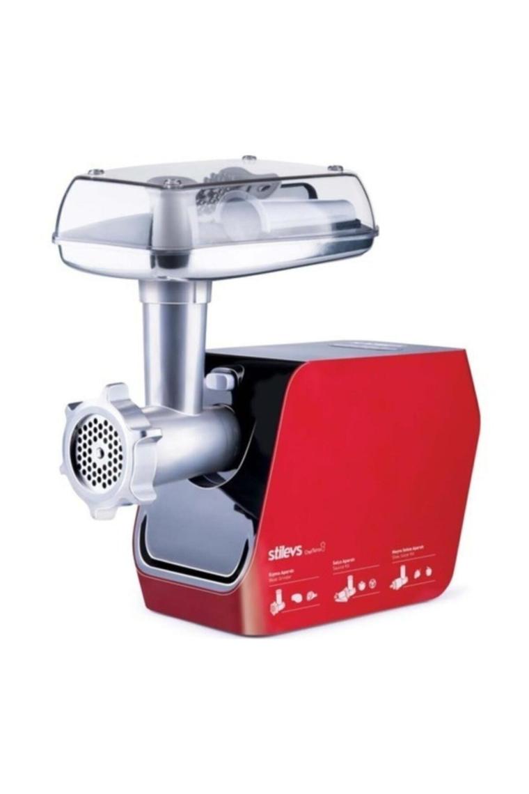 Stilevs Chefturco Kırmızı 1800 W Kıyma Makinesi