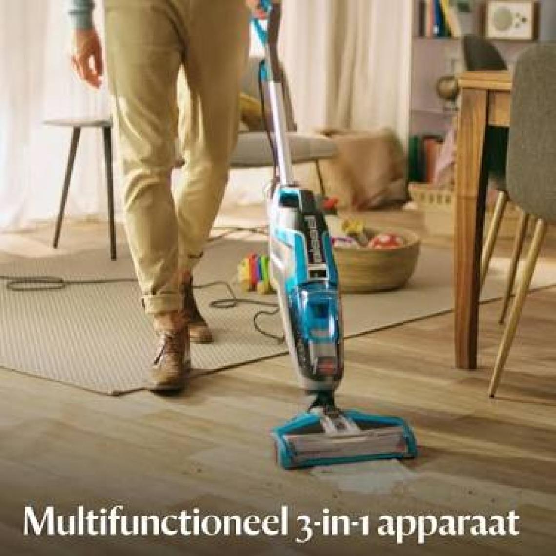Bissell CrossWave 3'ü 1 arada Yüksek Vakumlu Süpürme ve Silme Makinesi